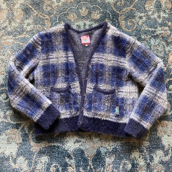 unif ty cardigan blue